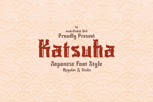 Related font Katsuha
