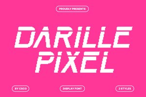 Related font Darille Pixel