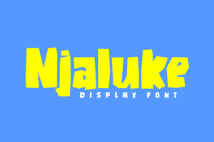 Related font Njaluke
