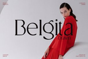 Related font CS Belgita Drawn