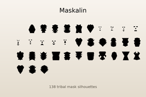 Related font Maskalin