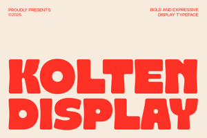 Related font Kolten
