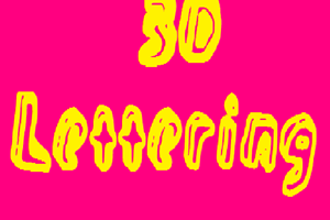 3D Lettering