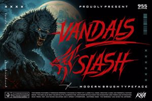 Related font Vandals Slash