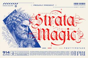 Related font Strata magic