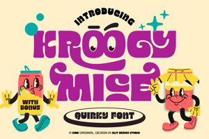 Related font Kroogy Mice