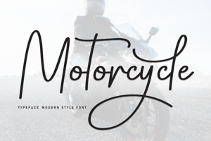 Related font Motorcycle