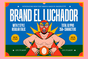 Related font Brandel Luchador