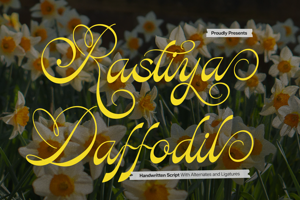 Related font Rastiya Daffodil