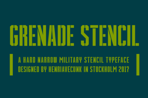 Grenade Stencil