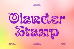 Related font CS Olander Stamp