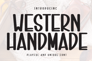 Related font Western Handmade