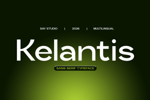 Related font Kelantis DEMO