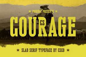 Related font CS Courage