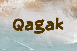 Related font Qagak