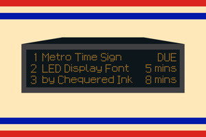 Metro Time Sign