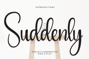 Related font Suddenly