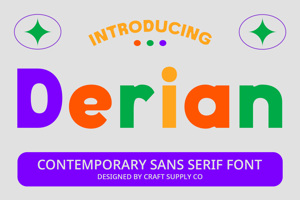 Related font Derian