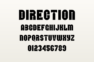 Related font Direction