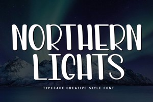 Related font Northern Lights