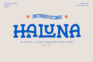 Related font HALUNA