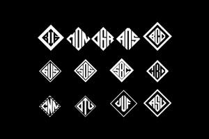 ABC - Diamond - Monogram