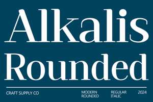Alkalis Rounded