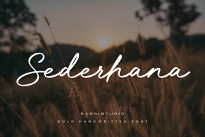 Related font Sederhana