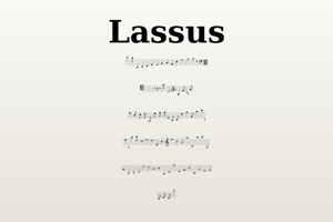 Related font Lassus