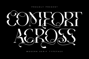 Related font COMFORT ACROSS