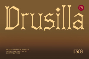 Related font CS Drusilla