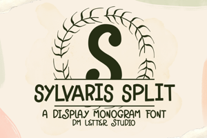 Related font Sylvaris Split Monogram