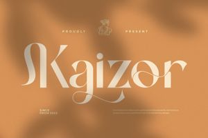 Related font Kaizor
