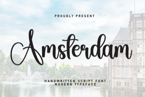 Related font Amsterdam
