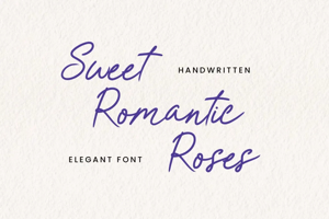 Related font Sweet Romantic Roses Beautiful