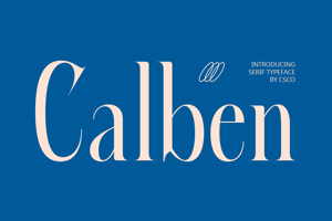 Related font Calben