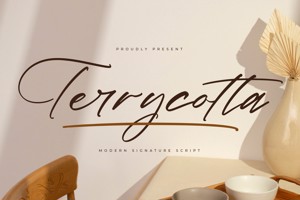 Related font Terrycotta