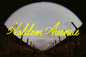 Related font Holdem Avenue