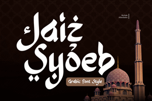 Related font Jaiz Syoeb