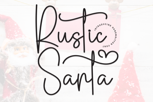 Related font Rustic Santa
