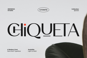 Related font Chiqueta
