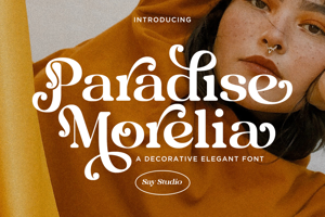 Related font Paradise Morelia