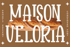 Related font Maison Veloria
