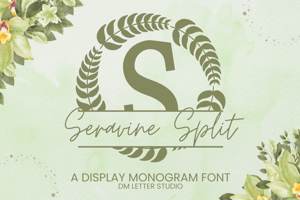 Seravine Split Monogram
