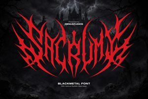 Related font Sacrumy