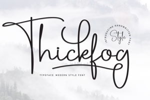 Related font Thickfog