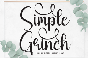 Related font Simple Grinch