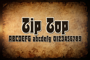 Related font Tip Top