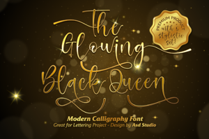 The Glowing Black Queen
