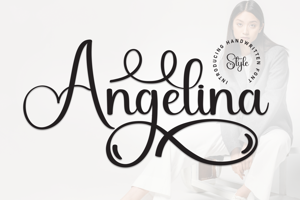 Related font Angelina